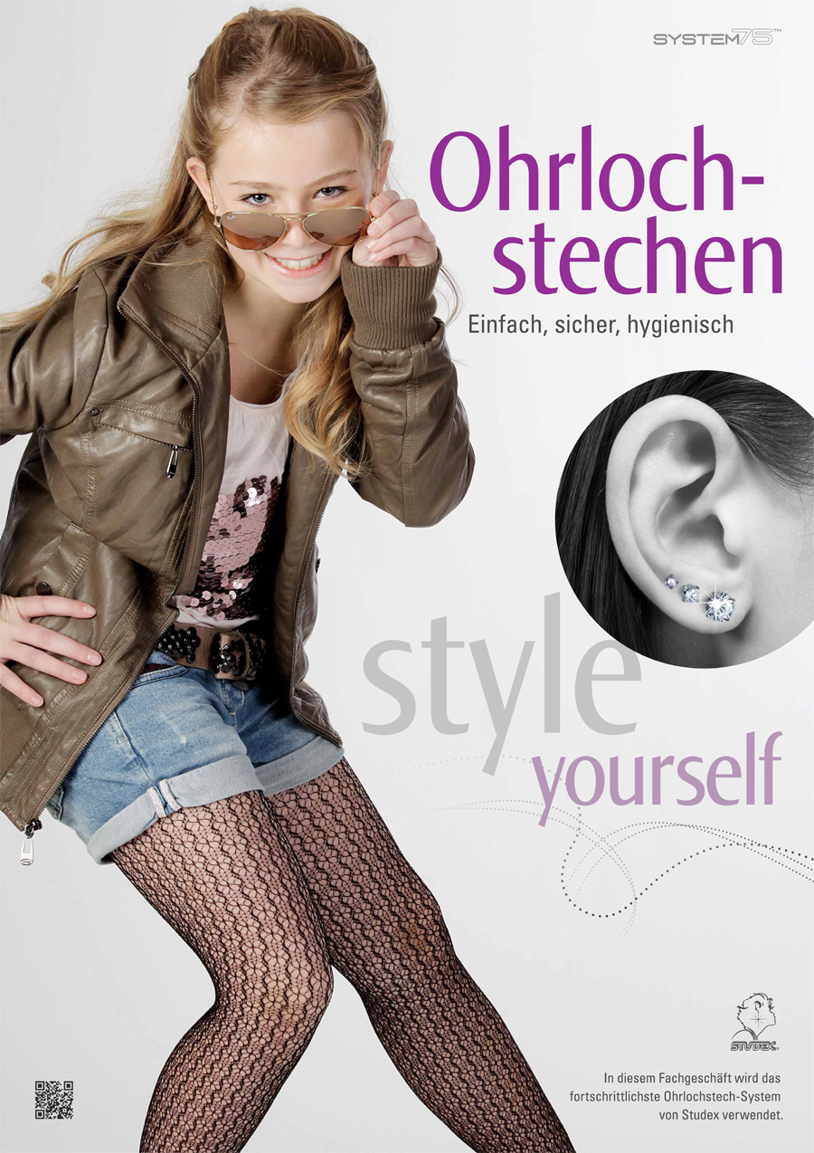 Ohrlochstechen in der Vindonissa Rotpunkt Apotheke in Windisch